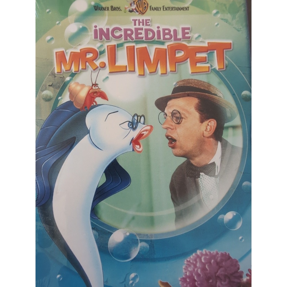 The Incredible Mr. Limpet DVD Snap Case Packaging Sealed Classic Film